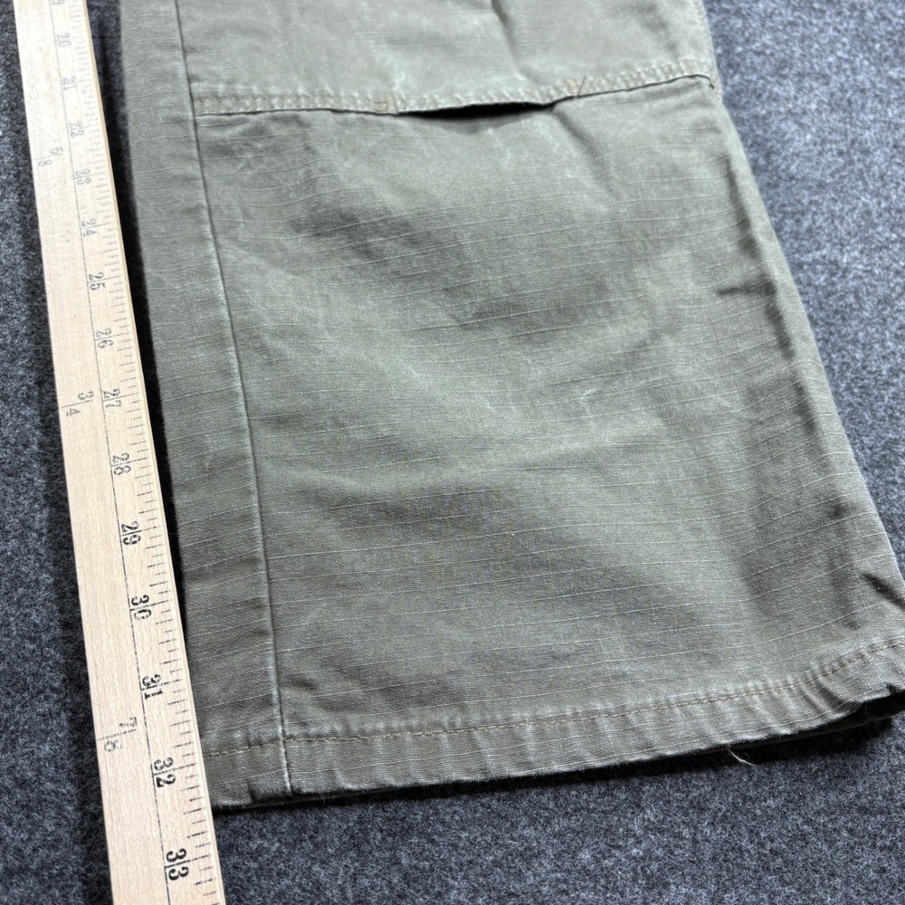 Wrangler Pants Men 40x34 Green RIGGS WORKWEAR Carpenter Cargo Ripstop Utility - Picture 7 of 13